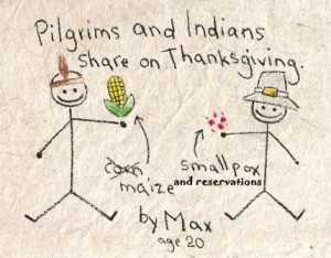 What the Pilgrims gave the Native Americans