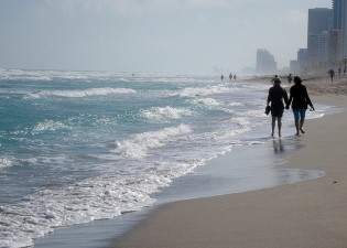 couple on the beach