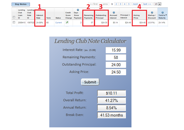 LC Calculator Lending Club Calculator