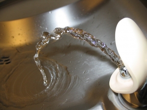 drinking fountain water