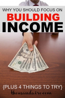 ways to build income, building wealth, tips to build income