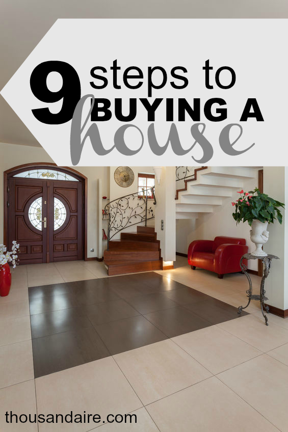 There are nine big steps to buying a house and we are done with eight of them. These steps can end up being a little more stressful than they seem!