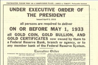 Executive_Order_6102 Illegal to Own Gold