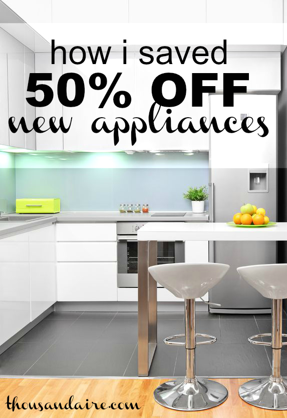 This one trick helped my wife and I to save a whopping fifty percent off a brand new refrigerator and another thirty eight percent off a range!