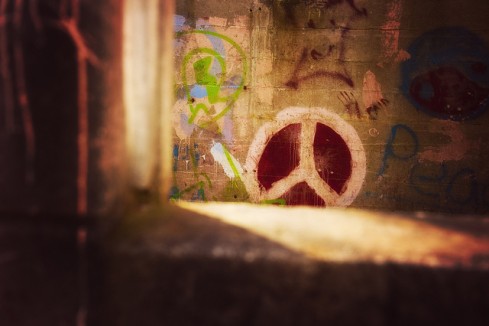 peace on the wall