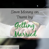 tax advice, save money on taxes, marriage talk