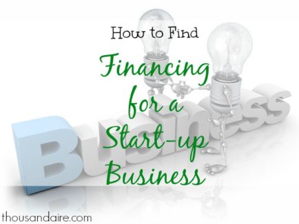 start-up business tips, business advice, financing for a business