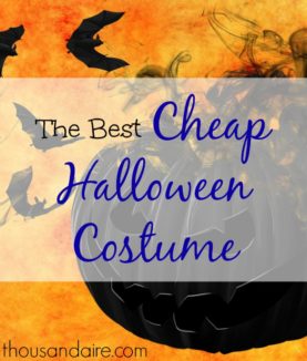 cheap halloween costume, affordable halloween costume, frugal halloween