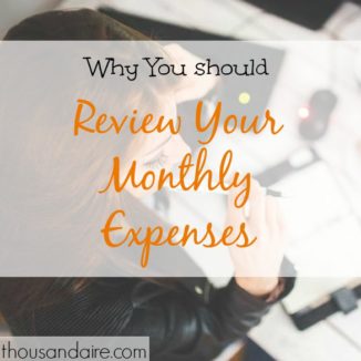 monthly expenses tips, budgeting, reviewing monthly expenses
