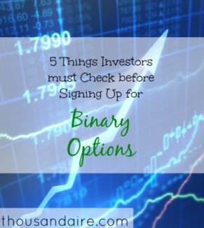 signing up for binary options, binary options trading, binary options advice