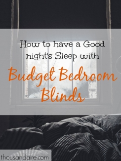 budget bedroom blinds, good night's sleep, budget blinds