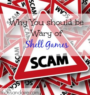 shell games, scam games, streetside games