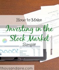 simple investment tips, investing in the stock market advice, stock market advice