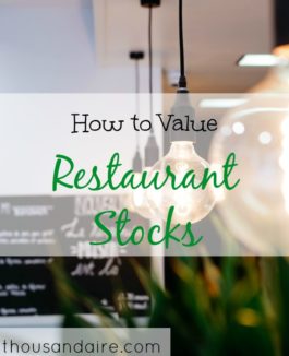 stock tips, stock advice, valuing restaurant stocks