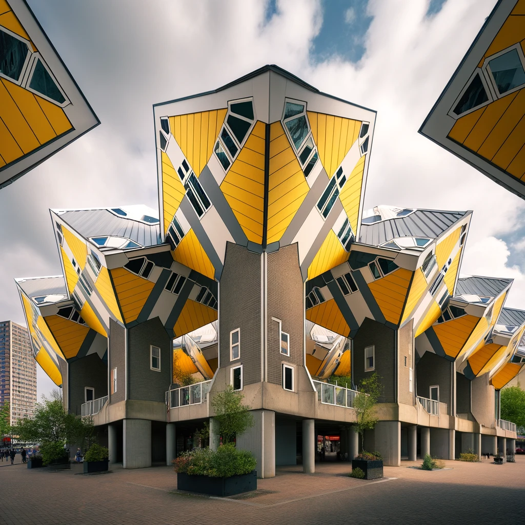 Cubic Houses, Rotterdam, Netherlands