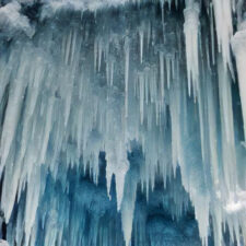 Ice stalacites