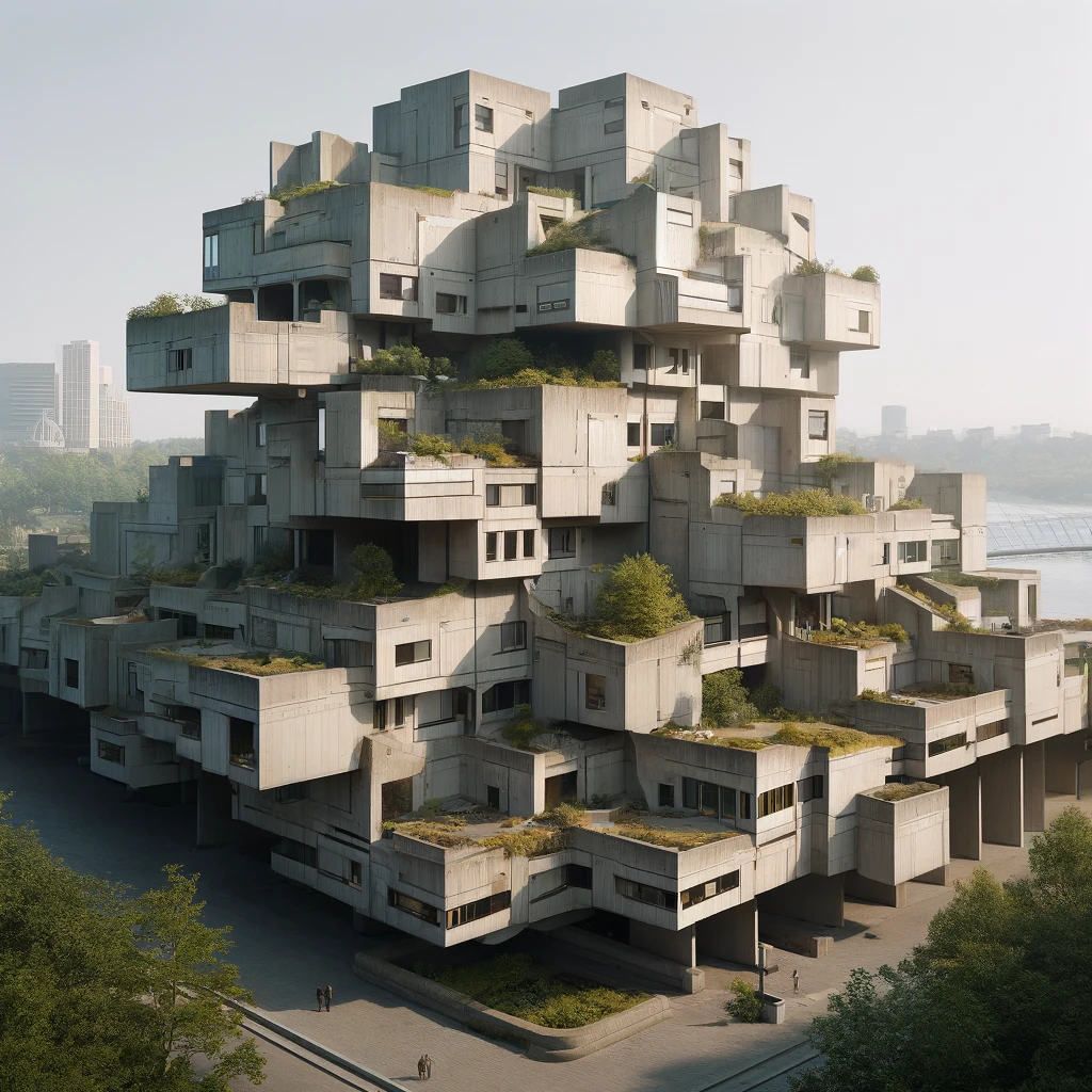 Habitat 67, Montreal, Canada