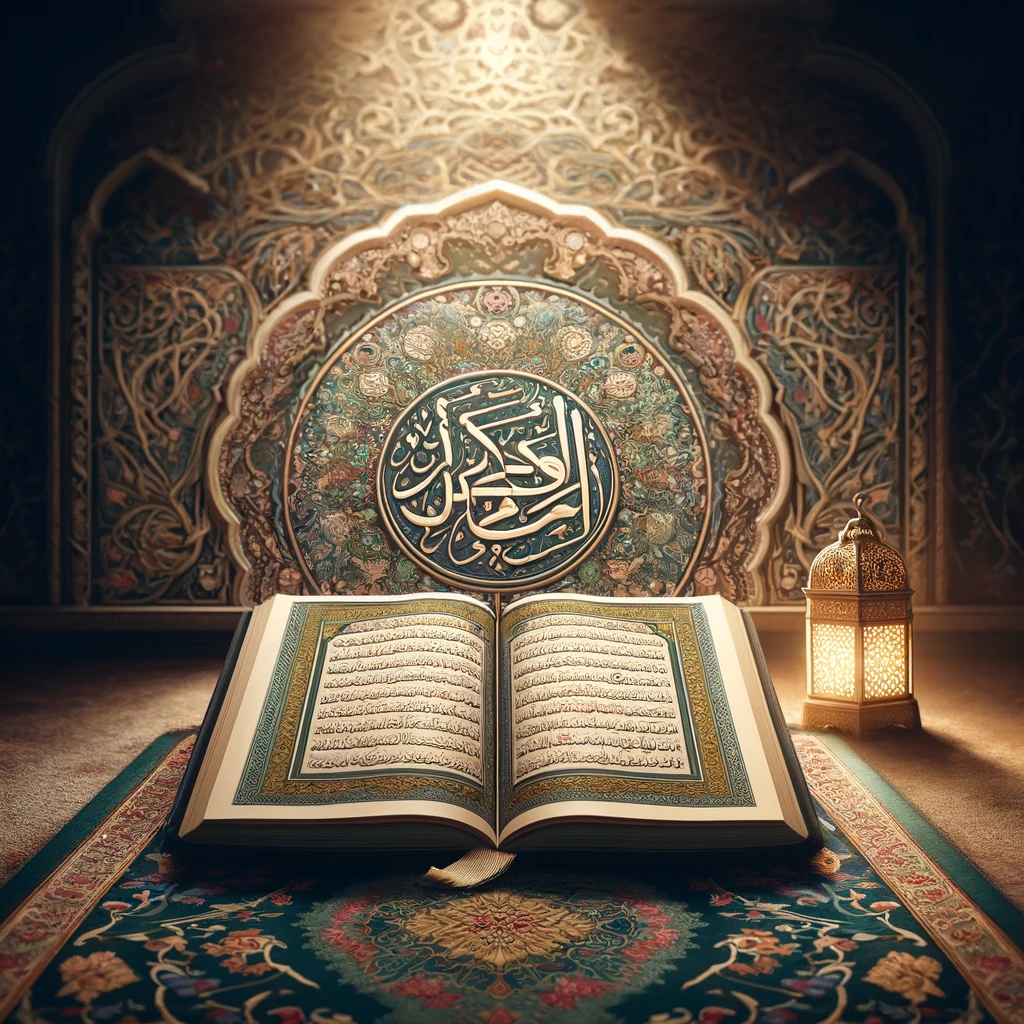 illustration of the Quran