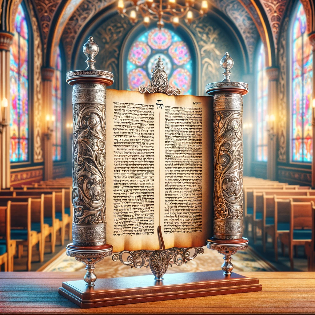 illustration of the torah