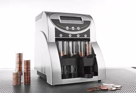 Why don't you sort out your coins at home?