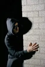 Burglar breaking into home