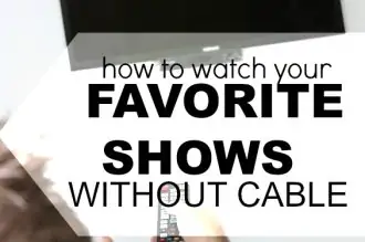 watch TV shows without cable, frugal watching, cutting cable provider